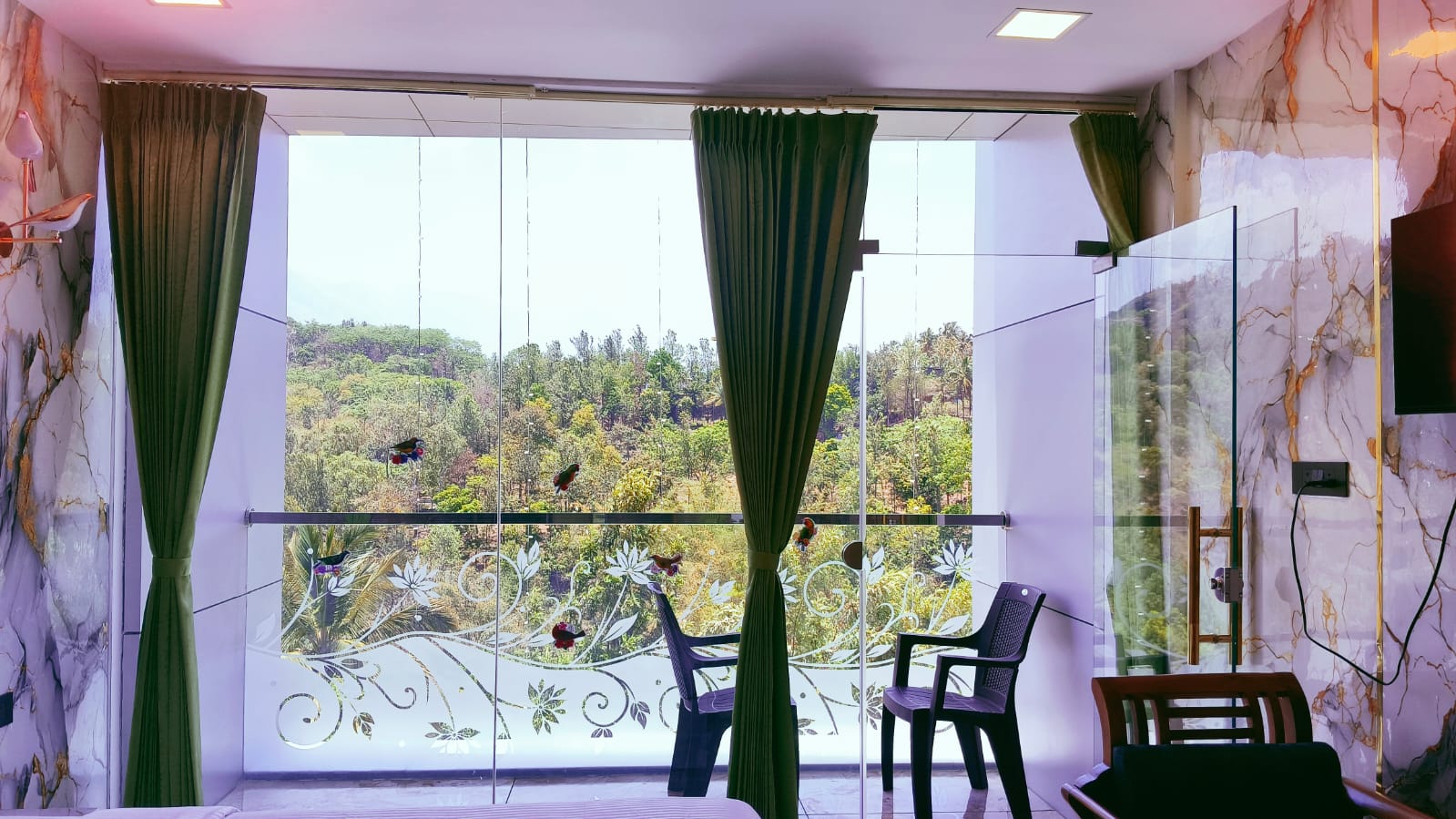 Forest view from premium balcony